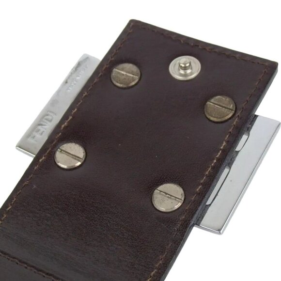 841195AM (C2) Fendi Wallet Long Zucca Dark Brown PVC - Picture 10 of 13